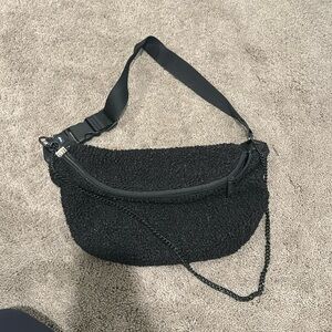 Beis Shearling Fanny Pack